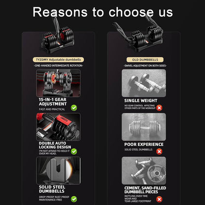 Adjustable Dumbbells